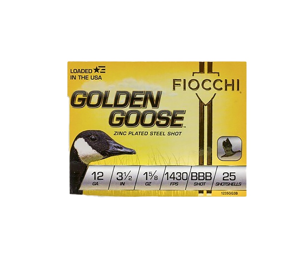 Fiocchi 1235GG3B   12Gauge 3.50" 1 5/8oz 25 Per Box/10 Case