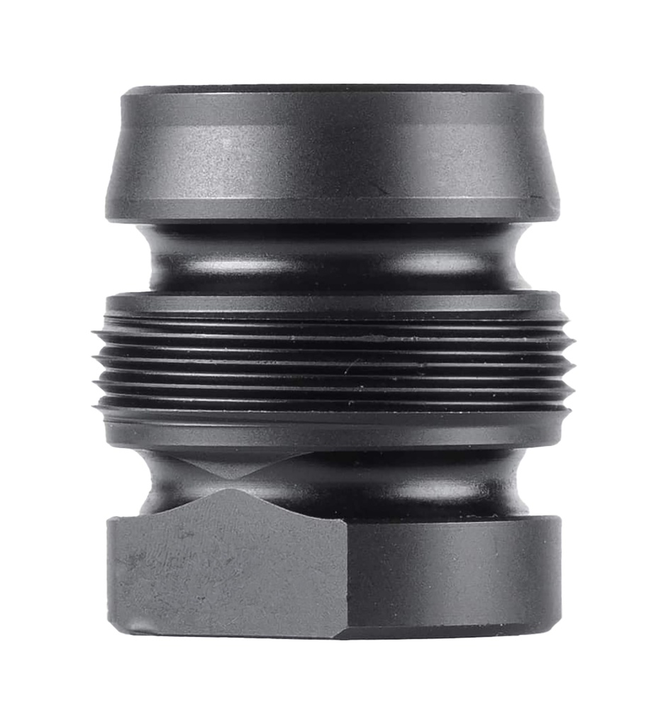 Dead Air DA143 Xeno Xero Black 4140 HT Alloy Steel 9/16x24 RH Threads 1.105" OAL 0.99" Diameter 9mm