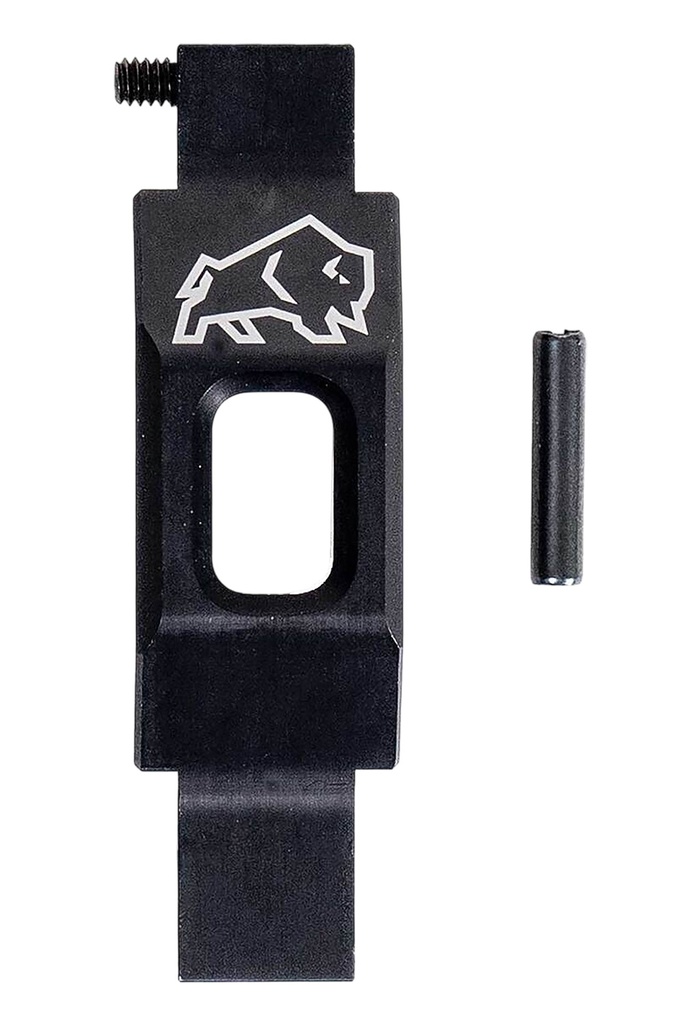 Tapco TAP22064  Trigger Guard Straight Black Aluminum For AR-15