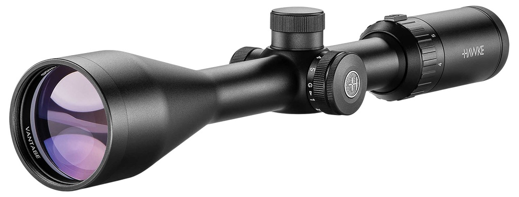 Hawke Sport Optics 14254 Vantage IR Riflescope Black 4-12x50mm 1" Tube Illuminated Red/Green L4A DOT 2.5 MOA Reticle