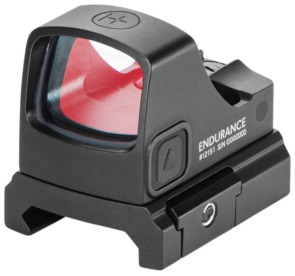Hawke Sport Optics 12151 Endurance Reflex Sight  Black 1x21mm 3 MOA Dot/Circle Dot Reticle Weaver Rail/RMSc Footprint Mount
