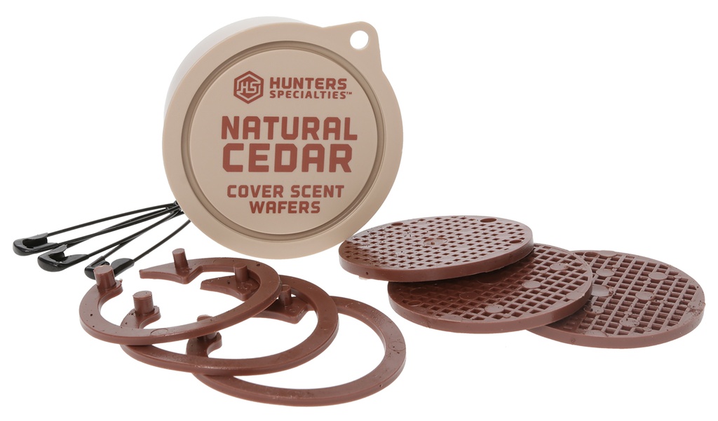 Hunters Specialties HS-01023 Scent Wafers  Cover Scent Natural Cedar Scent Wafer