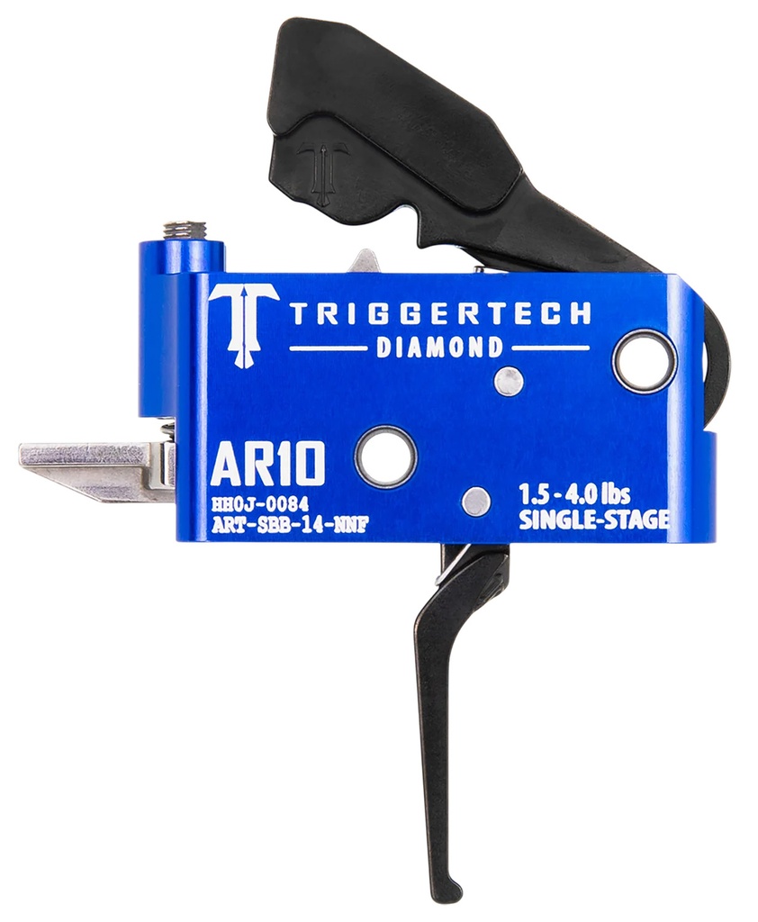 TriggerTech ARTSAB14NNF Diamond  Black Straight Flat Fits AR-10