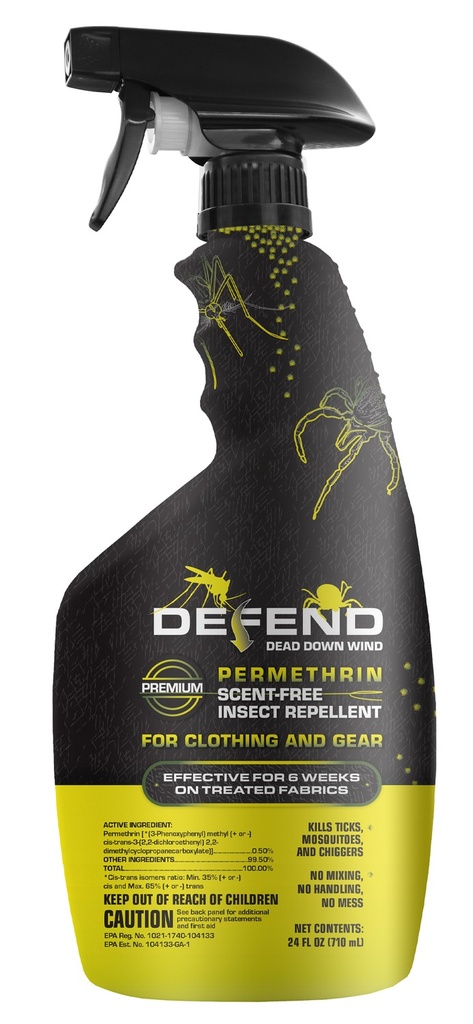 DEAD DOWN WIND (ARCUS) DEFEND 70009 PERMETHRIN CLOTHING SPRAY 24OZ