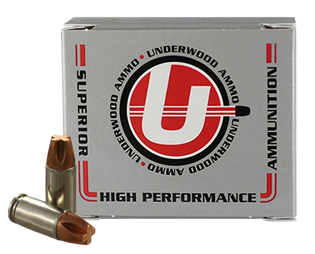 Underwood Ammo 822 Xtreme Penetrator  9mmLuger+P 115gr Solid Monolithic 20 Per Box/10 Case