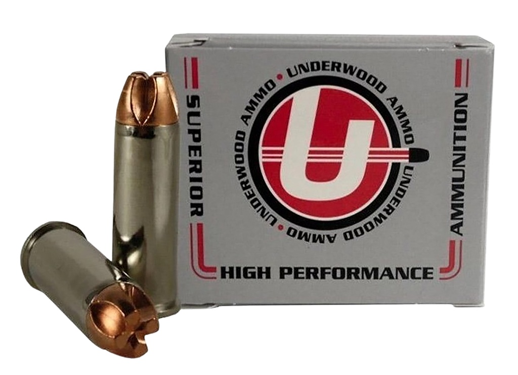 Underwood Ammo 841Underwood Ammo 841 Xtreme Penetrator 44RemMag 220gr Solid Monolithic 20 Per Box/10 Case