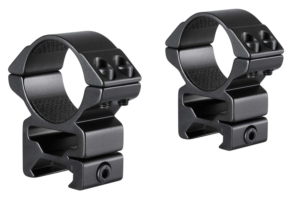 Hawke Sport Optics 22117 Match Mount  Matte Black Anodized Aluminum 30mm Tube, High Weaver