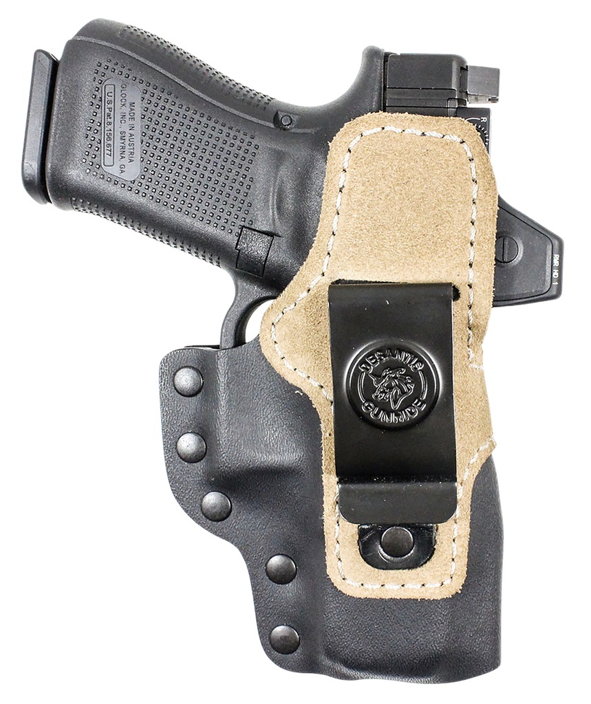 DeSantis Gunhide 230KJ3TZ0 Hyeye  IWB Black Kydex Compatible w/ Glock 43/43X/43X MOS Ambidextrous