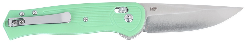 Columbia River CRKT 7170B SERO  EDC 3.02" Folding Plain TiNi S35VN SS Blade, Aqua Textured GREEN Handle