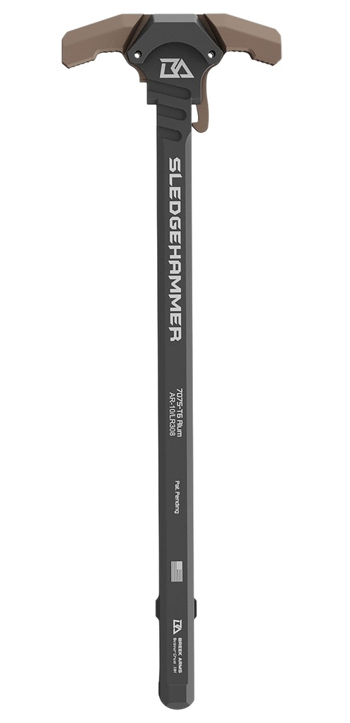 Breek Arms BRK6010FDE Sledgehammer Charging Handle AR-10/LR-308 FDE Aluminum