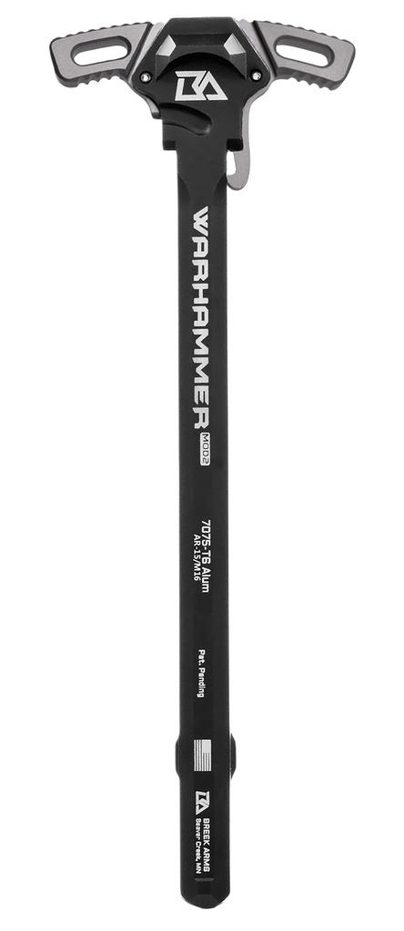 Breek Arms BRK555MGRAY Warhammer Mod2 Mil Spec AR15/M16 Rifles Gray 7075-T6 Aluminum Ambidextrous