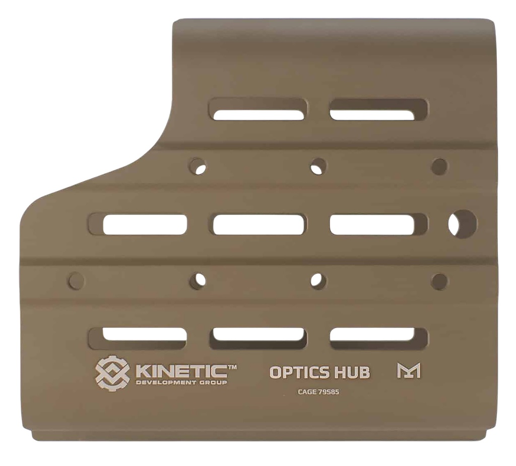 Kinetic Development Group MSH5-110 Optics HUB Spotting Scope Case Flat Dark Earth Aluminum