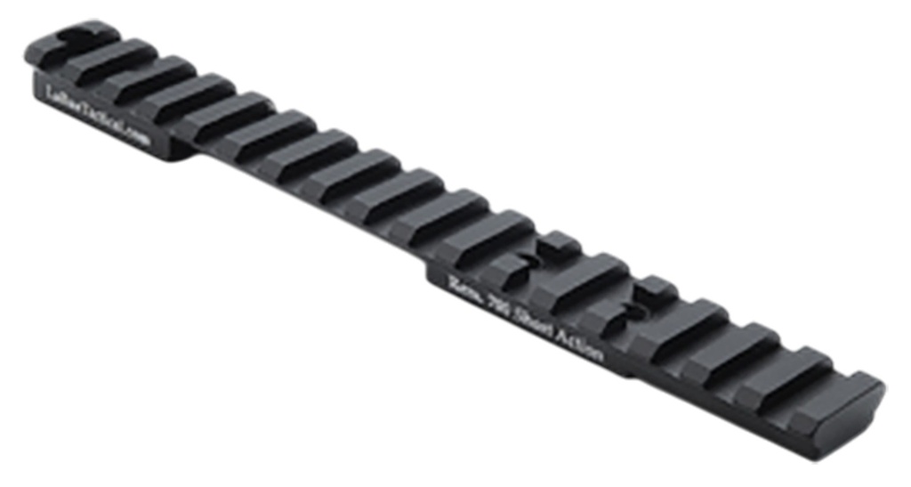 Larue Tactical LT113L0MOA  Top Rail Black Fits Remington 700 Long Action 0 MOA