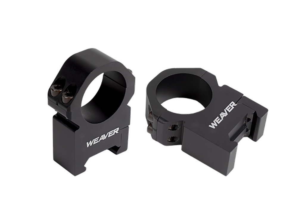 Weaver Mounts 48381 Precision  Black Aluminum 1" Tube Medium