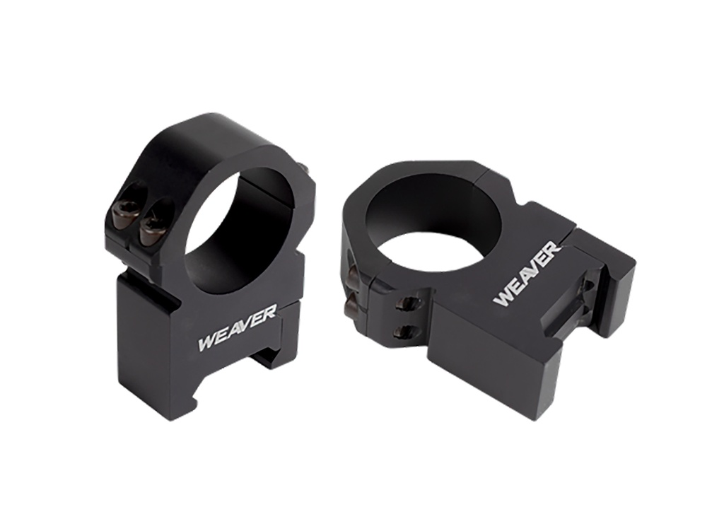 Weaver Mounts 48382 Precision  Black Aluminum 1" Tube High
