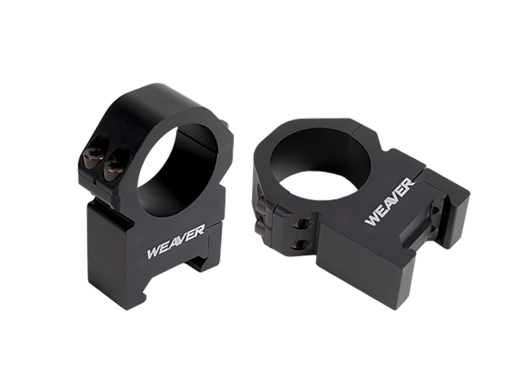 Weaver Mounts 48383 Precision  Black Aluminum 1" Tube Extra High