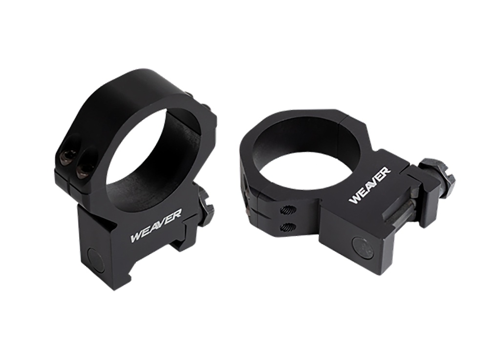 Weaver Mounts 99521 Precision Tactical  Black Aluminum 30mm Tube Medium
