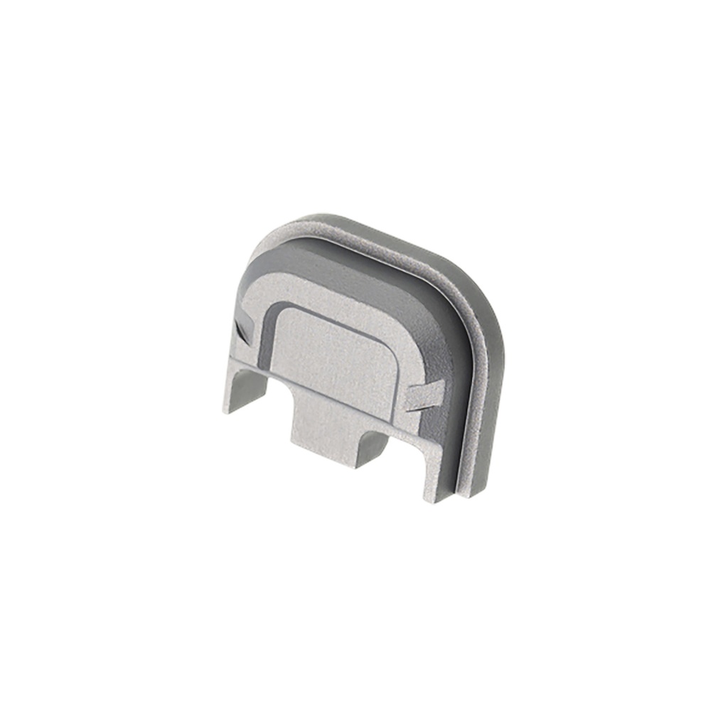 Tyrant CNC TDG5SPGREY Slide Cover Plate  Chevron Design Glock Gen5 Grey Aluminum