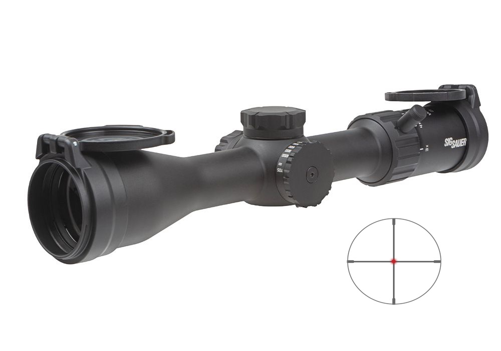 SIG SAUER WHISKEY 4 3-12X44 QUADPLEX