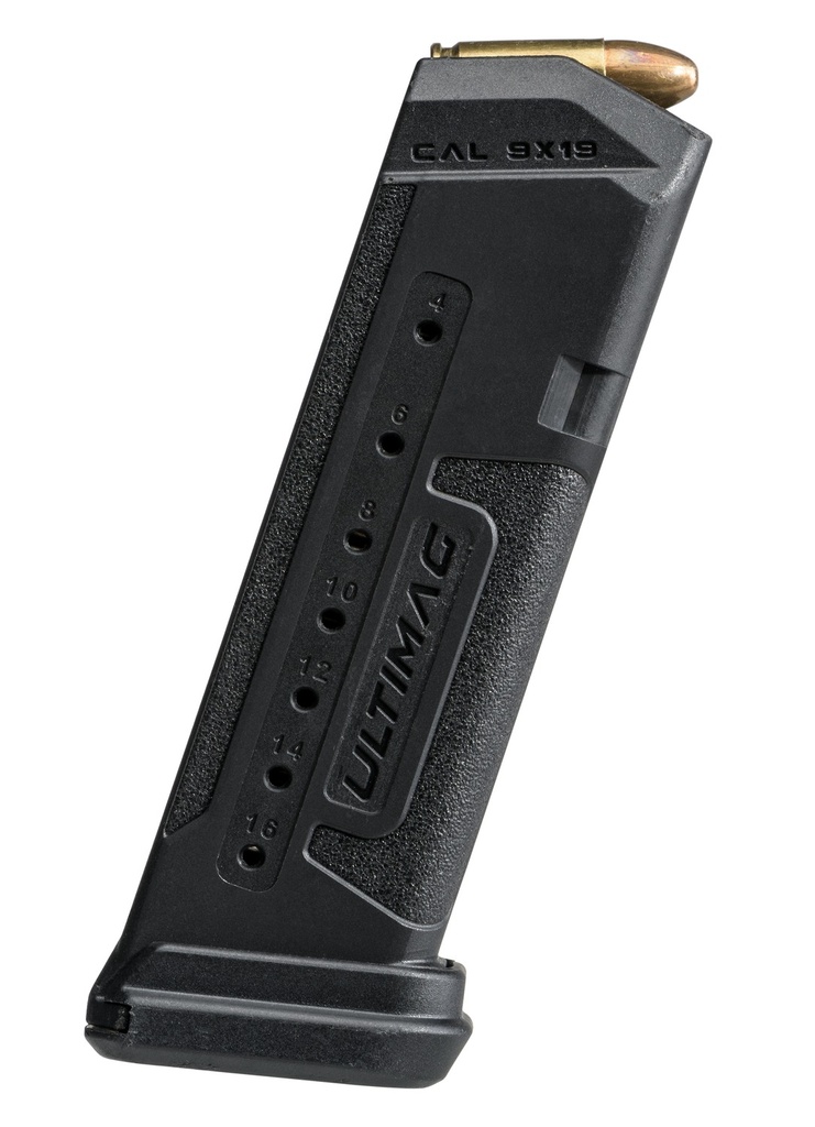 FAB FX-UMAGG19B    GLOCK G19 POLYMER MAGAZINE  16RD