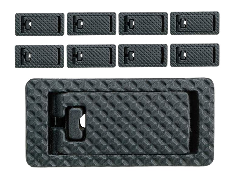 FAB FX-MALC1B     LOCKING RAIL COVER SLIM 9PACK