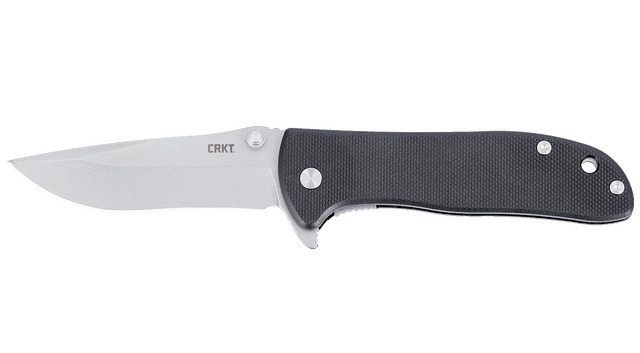 Columbia River CRKT 6450D2C  DRIFTER          2.88 SILVER BLADE BLACK