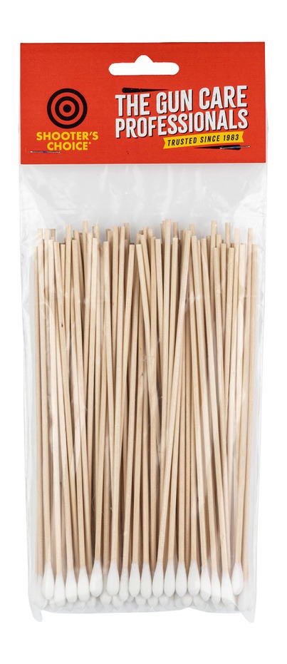 SHOOTERS SHF-241-100B GUN CLEANING SWABS     100PK