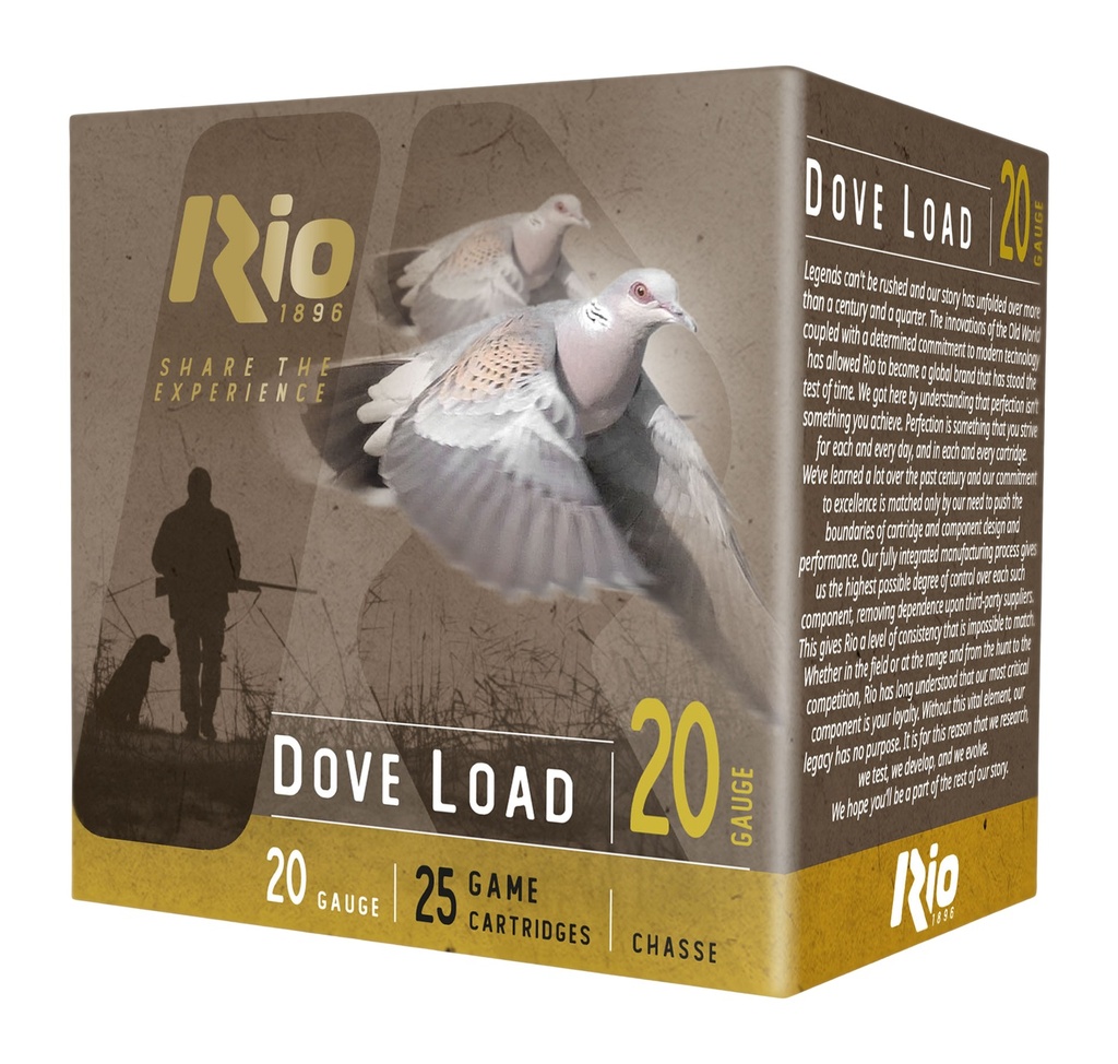 RIO RDL208     DOVE LOAD 20G  2-3/4  8       25/10