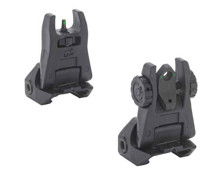 MEPRO 407100     CABS-FLIP BACKUP SGHT BLK