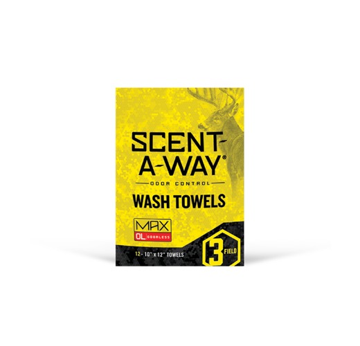 Hunters Specialties HS HS-SAW-07796  SCENTAWAY MAX WASH TOWELS 12PK