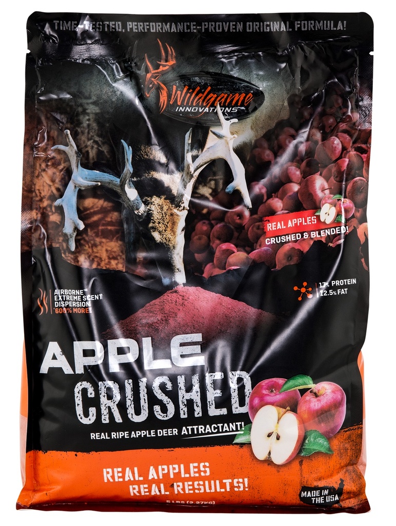 WILDGAME INNOVATIONS GSM WGI WGI-WLD323    APPLE CRUSHED/5LB(3 BAGS/CS)