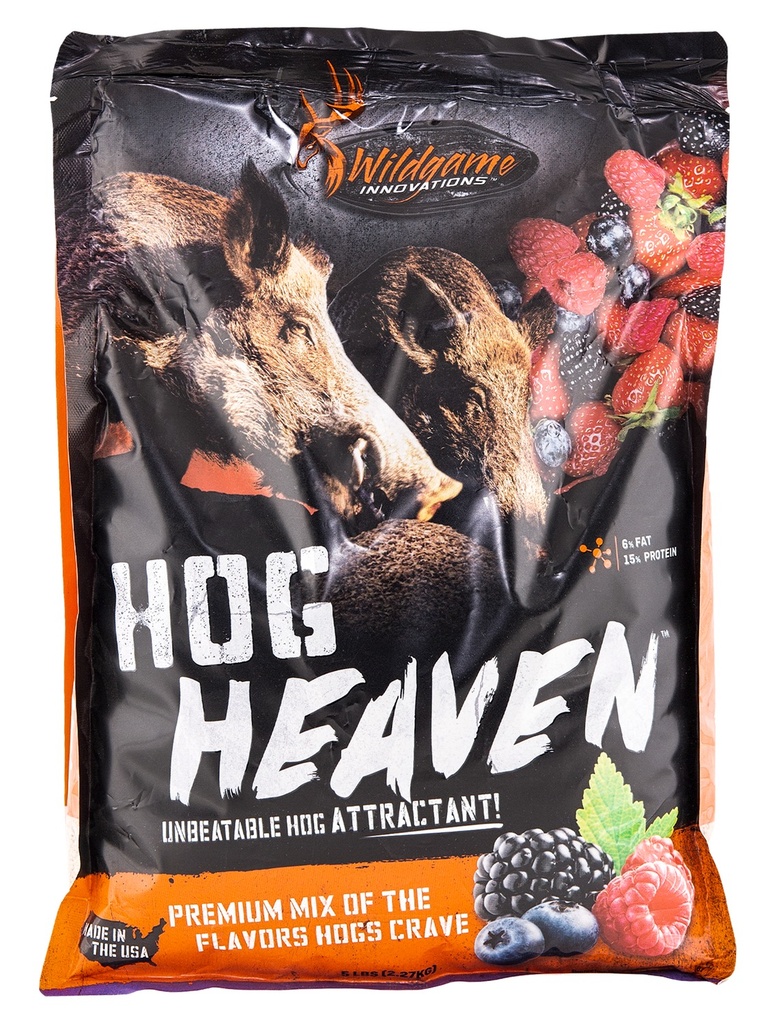WILDGAME INNOVATIONS GSM WGI WGI-WLD059    HOG HEAVEN/5LB   (3 BAGS/CS)