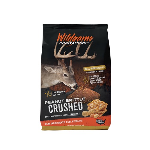 WILDGAME INNOVATIONS GSM WGI WGI-WLD473 PEANUT BRITTLE CRSHD/5LB(3 BAGS/CS)