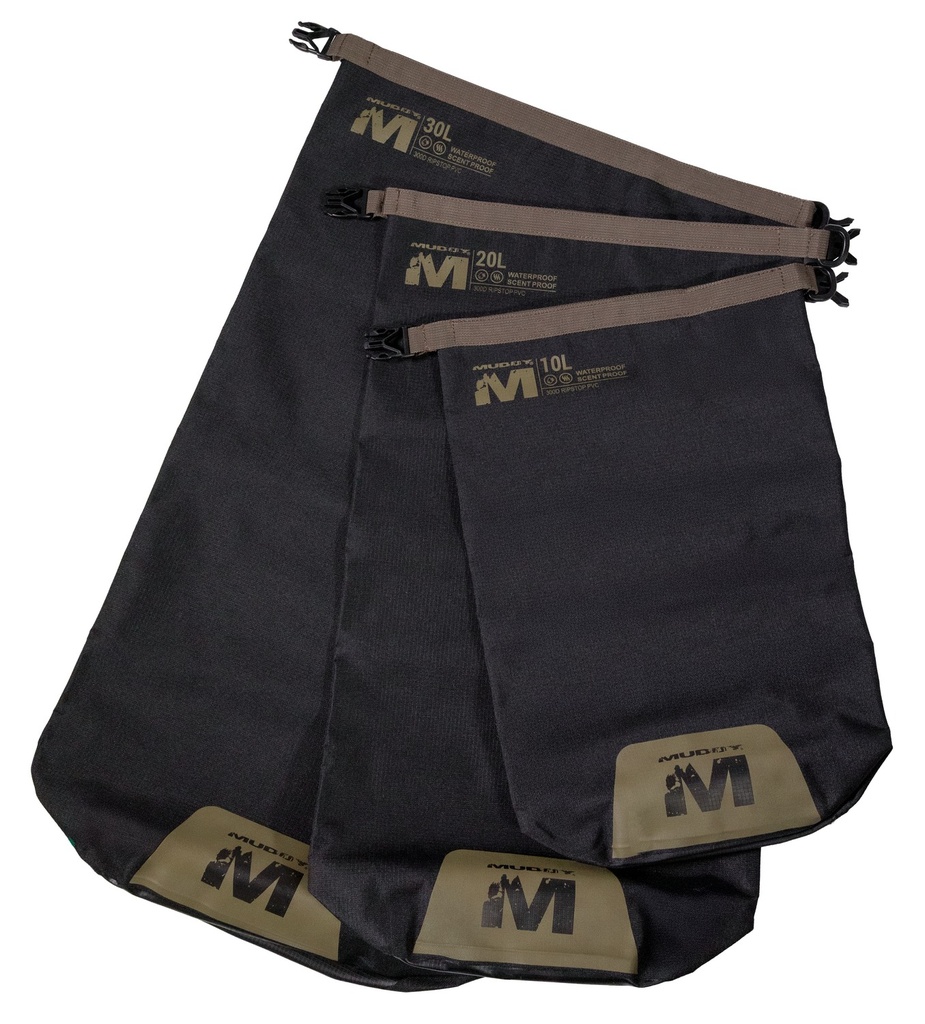 Walkers Game Ear MUDDY MUD-WDB-SET-BLK      WTRPROOF DRY BAG SET