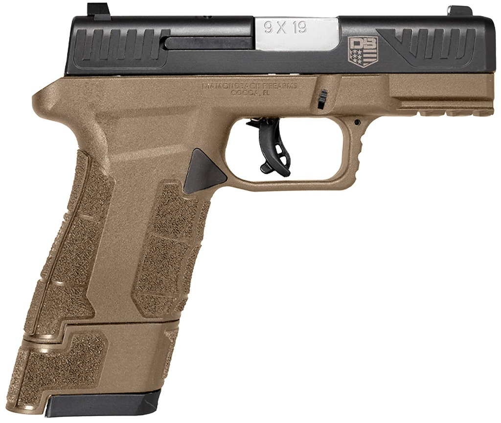 Diamondback Firearms AM2 9MM FDE SUB COMPACT 15+1 3.5"