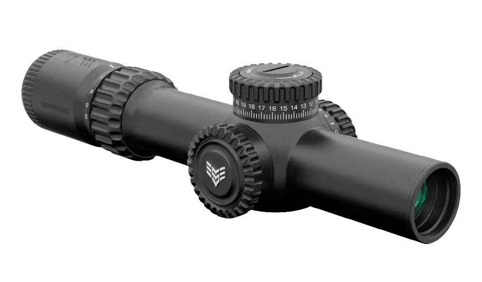 SWAMPFOX WAR16241-GM WARHORSE 1-6X24 FFP GRN MOA