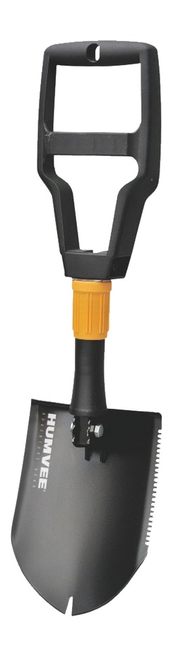 S&W Pepper Spray CAMP HMV-SHOVEL02 HUMVEE FOLD SHOVEL SAWTOOTH BLK