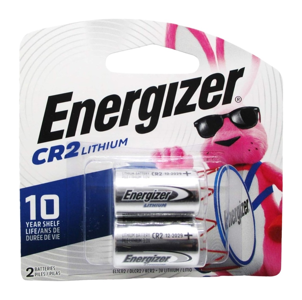Rayovac ENERGIZER EL1CR2BP2.B4  CR2 LITHIUM BATTERIES 2PK