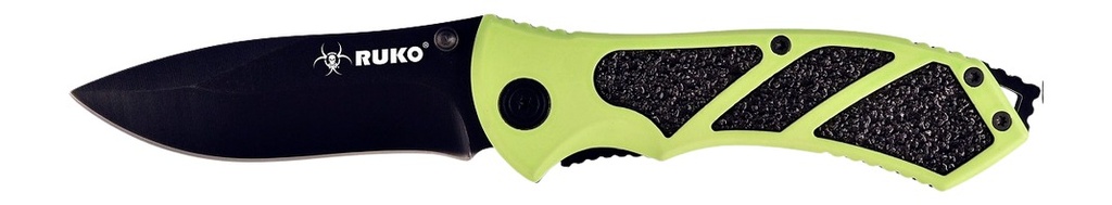 RYNOBLADE KNIVES RUKO RUK0061HG     440A 3-1/4"HIVIZ GREEN FOLDING