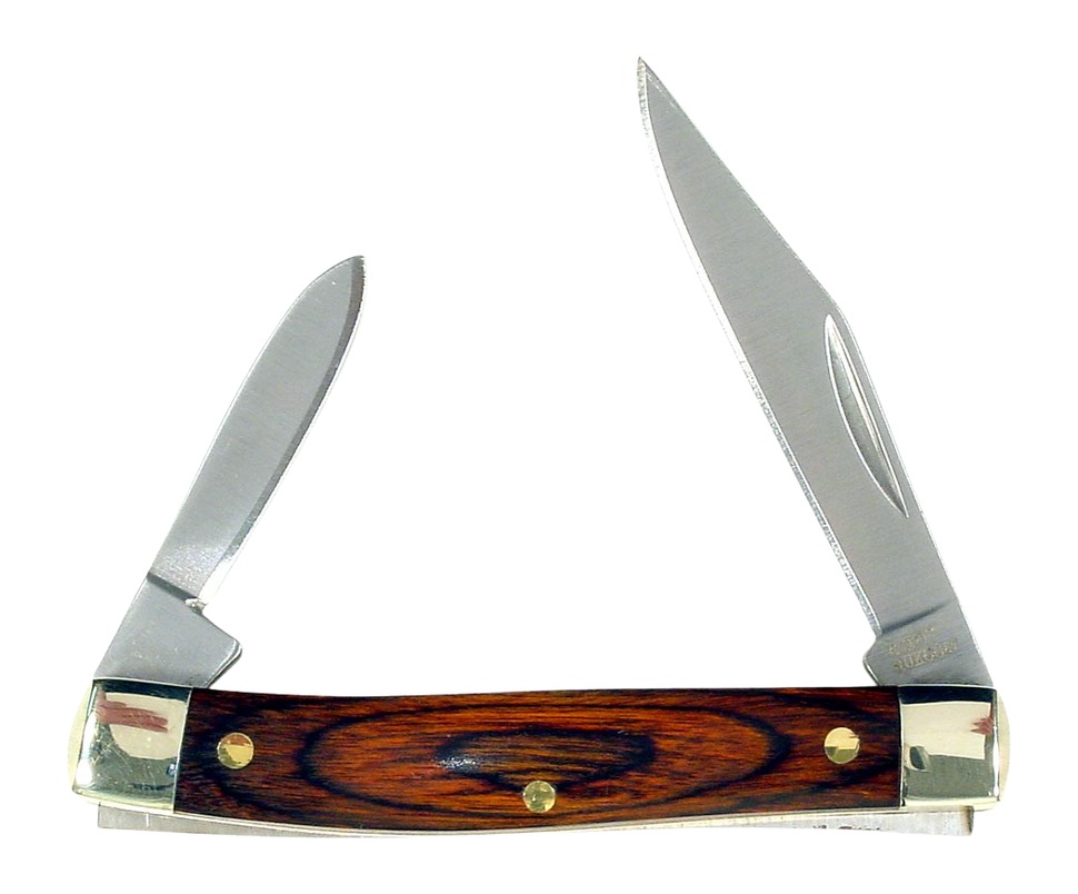 RYNOBLADE KNIVES RUKO RUK0067-CS    440A 2-3/4"PAKAWOOD FOLDING CS