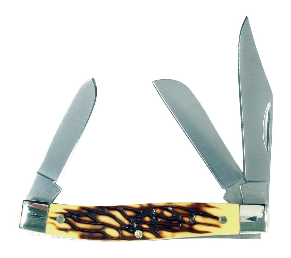 RYNOBLADE KNIVES RUKO RUK0072       440A 3-5/16"DEER HORN FOLDING