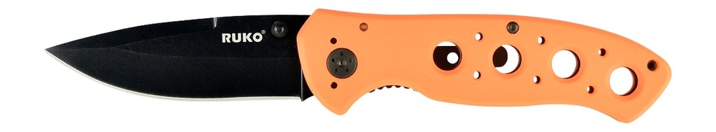 RYNOBLADE KNIVES RUKO RUK0075BZ-CS  440A 3-1/4"BLAZE ORANGE FOLDING