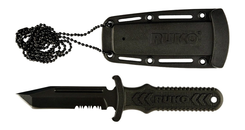 RYNOBLADE KNIVES RUKO RUK0098         440A TIN 3"NECK/BOOT KNIFE