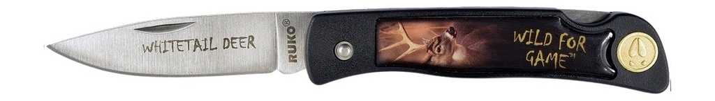 RYNOBLADE KNIVES RUKO RUK0130WD       420A 2-1/2"WHITETAIL FOLDING