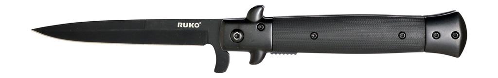 RYNOBLADE KNIVES RUKO RUK0184BK    420A 4"BLKOUT FOLDING G10