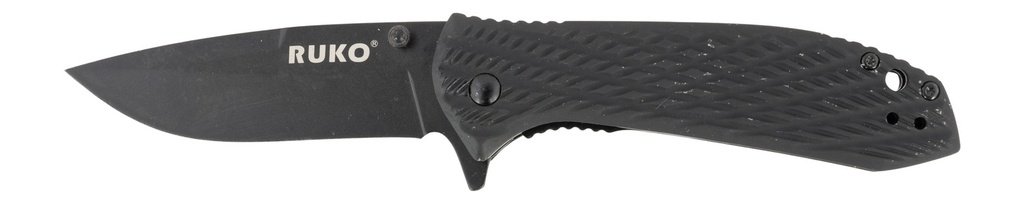 RYNOBLADE KNIVES RUKO RUK0179BBK   440C 3-1/4"BLACK HANDLE FOLDING