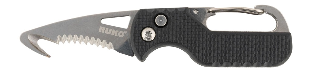 RYNOBLADE KNIVES RUKO RUK0194BK    RESCUE 1.75' BLK GFR FOLDING