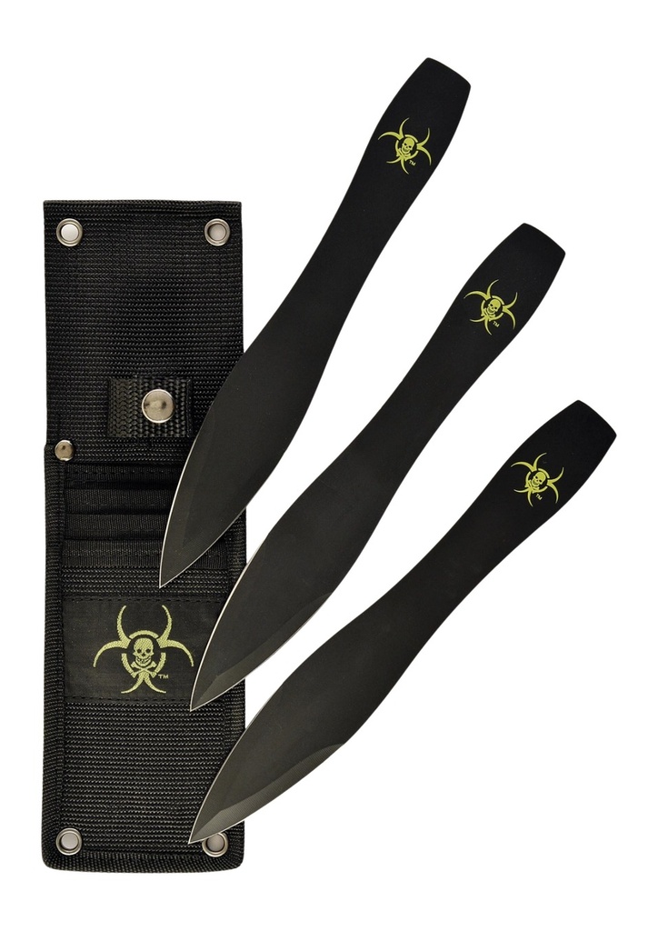 RYNOBLADE KNIVES RUKO TK06A3B-CS    420A 9" DOUBLE EDGE THROWING