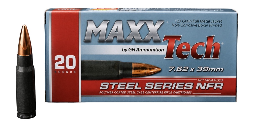 Tulammo MAXXTECH PTGS762     762X39 123G FMJ STEEL   20/30