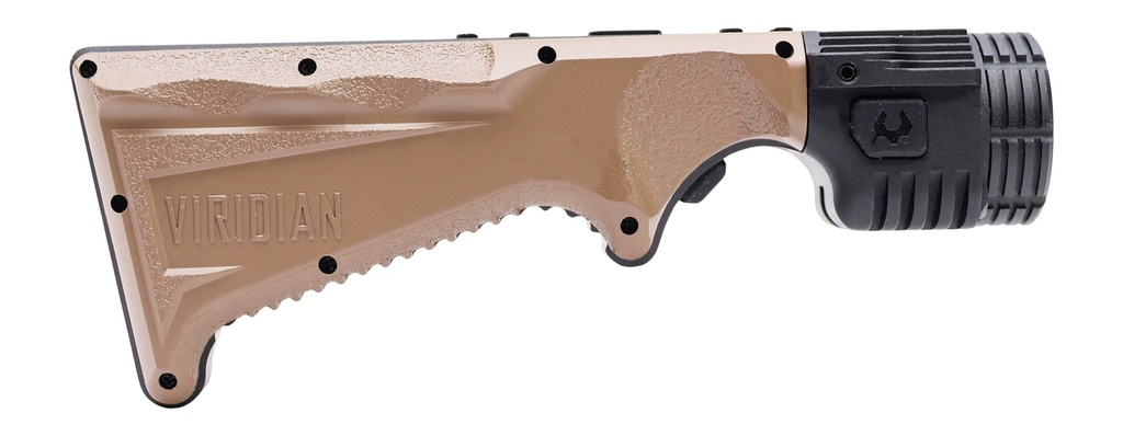 Viridian VIR 912-0104  4LUX 2K ANGLED FOREGRIP W/GREEN LS FDE